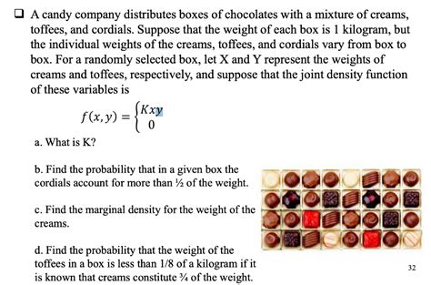 a candy company distributes boxes of chocolates|[SOLVED] Joint /Conditional Probability Distributions.